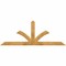 Ekena Millwork Richland Rough Sawn Timber Gable Bracket, Western Red Cedar, 72"W x 27"H x 2"D x 4"F, 9/12 Pitch GBW072X27X0204RIC00RWR - alternate 1